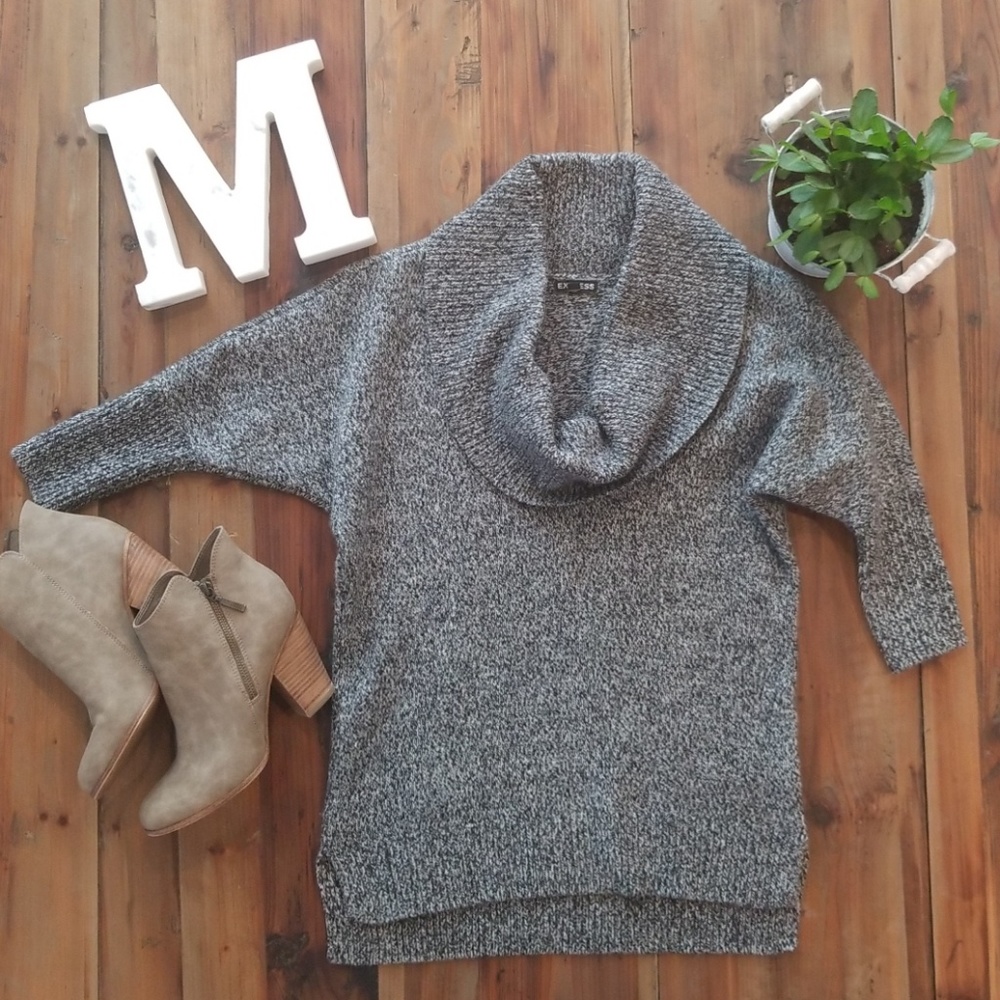 Express cowl neck sweater - S